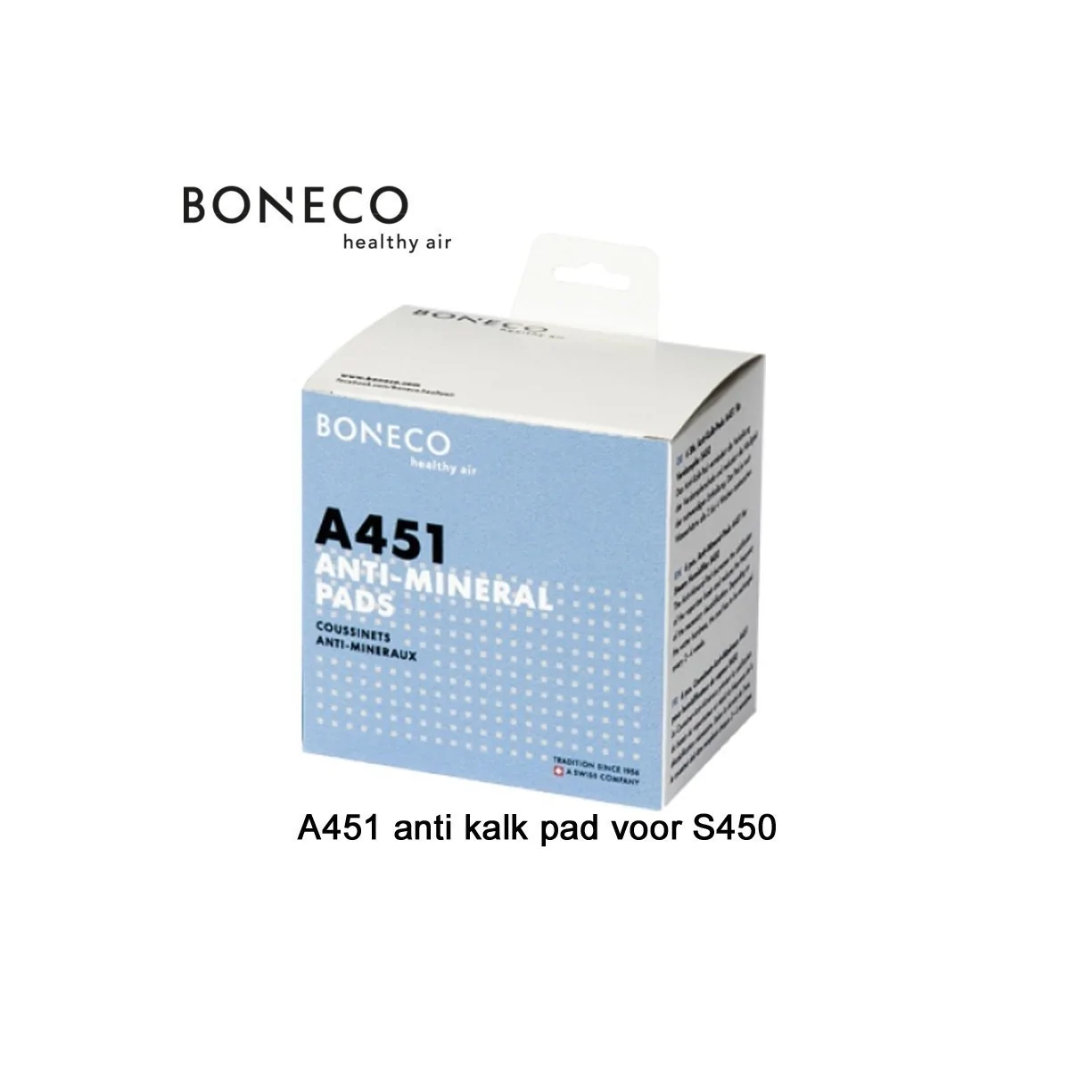 Boneco A451 anti kalk pad voor Boneco stoom bevochtigers