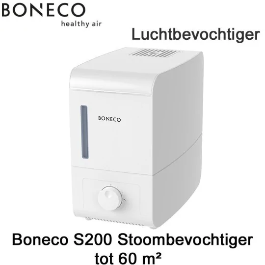 Boneco S200 stoomluchtbevochtiger tot 60 m² | Luchtontvochtigeronline