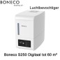 Boneco S250 stoomluchtbevochtiger digitaal tot 60m² Boneco S250 stoomluchtbevochtiger digitaal tot 60m²