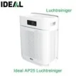 Ideal AP25 Luchtreiniger | Luchtontvochtigeronline