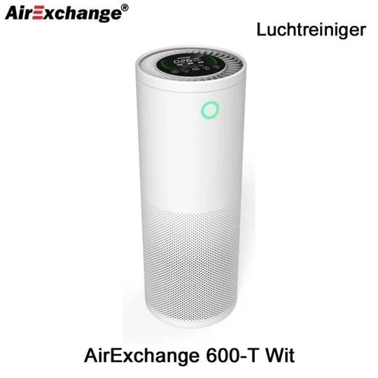AirExchange 600-T Wit Luchtreiniger | Luchtontvochtigeronline