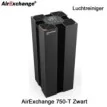 AirExchange 750-T Zwart Luchtreiniger | Luchtontvochtigeronline