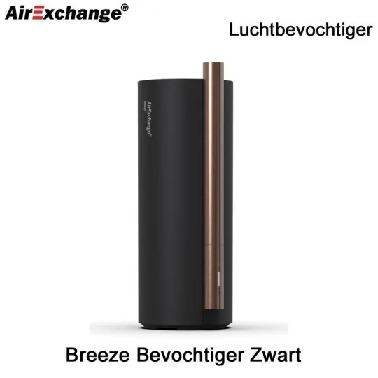 AirExchange Breeze Luchtbevochtiger Zwart | Luchtontvochtigeronline