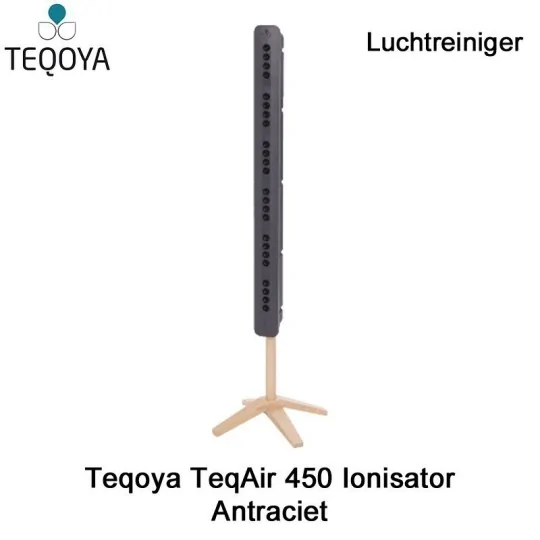 Teqoya TeqAir 450 Ionisator Antraciet | Luchtontvochtigeronline