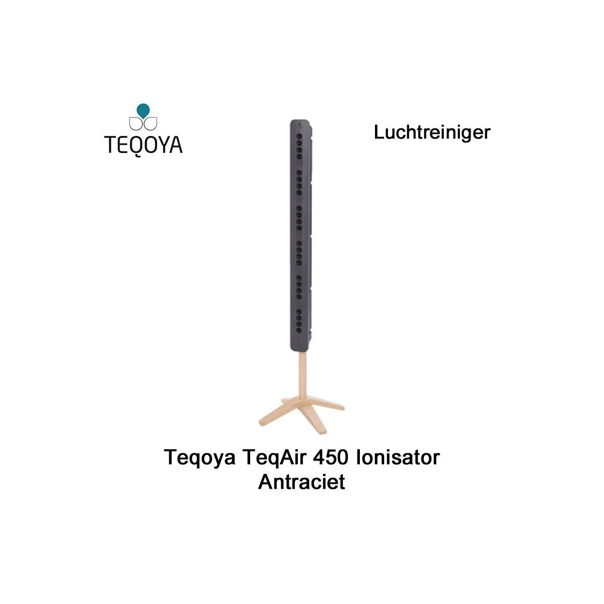 Teqoya TeqAir 450 Ionisator Antraciet | Luchtontvochtigeronline