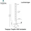 Teqoya TeqAir 450 Ionisator Antraciet | Luchtontvochtigeronline