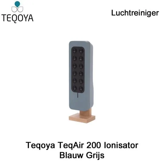 Teqoya TeqAir 200 Ionisator Blauw Grijs | Luchtontvochtigeronline