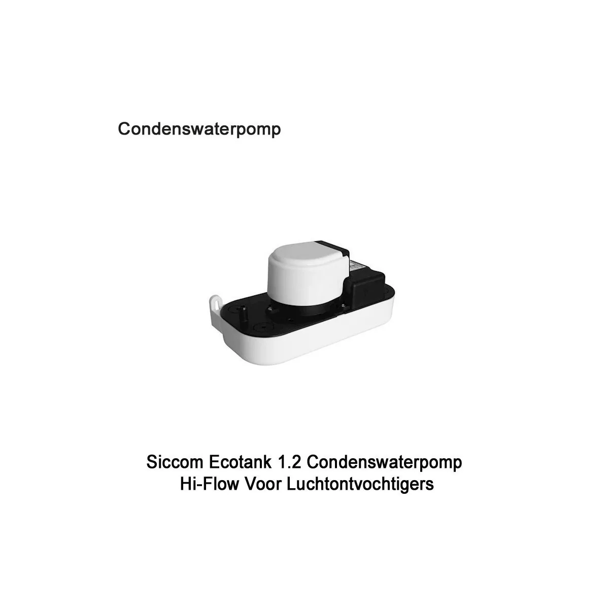 QH1HL/Siccom Ecotank 1.2 Condenswaterpomp hi-flow voor luchtontvochtigers