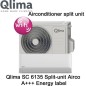 Qlima SC6135 Split Unit Airco met schroefsnelkoppeling en WiFi