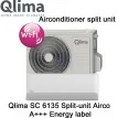 Qlima SC6135 Split Unit Airco met schroefsnelkoppeling en WiFi | Luchtontvochtigeronline