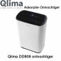 Qlima DD808 wit Mobiele adsorptie ontvochtiger tot 30 m²