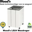 Woods LD24 Wasdroger & Luchtontvochtiger tot 80 m² | Luchtontvochtigeronline