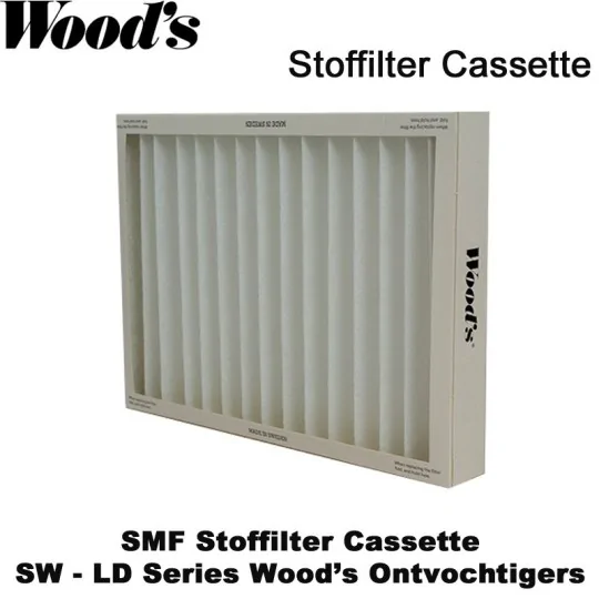 Woods SMF Stoffiltercassette voor SW-serie | Luchtontvochtigeronline
