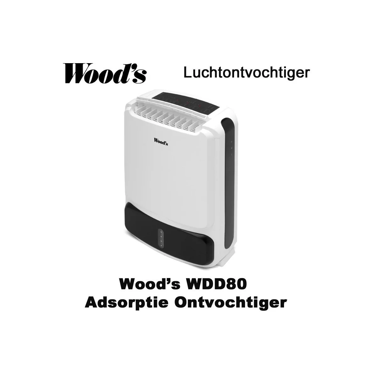 Woods WDD80 adsorptie ontvochtiger voor koude ruimte | Luchtontvochtigeronline