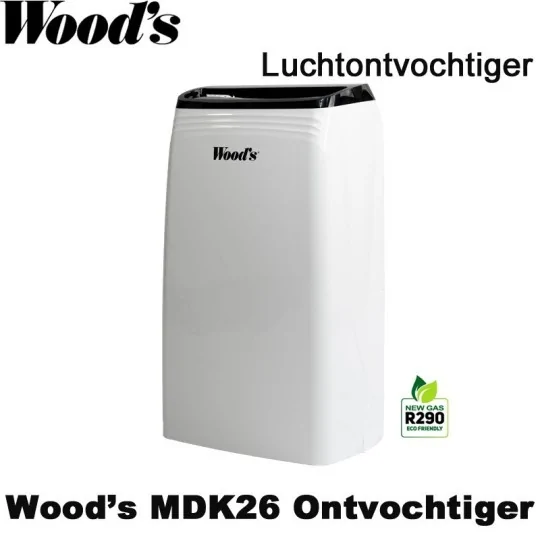 Woods MDK26 Luchtontvochtiger | Luchtontvochtigeronline