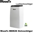 Woods MDK26 Luchtontvochtiger | Luchtontvochtigeronline