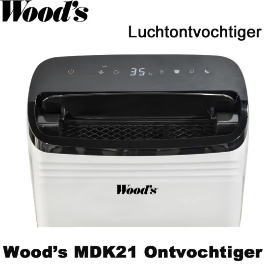 Woods MDK21 Luchtontvochtiger | Luchtontvochtigeronline