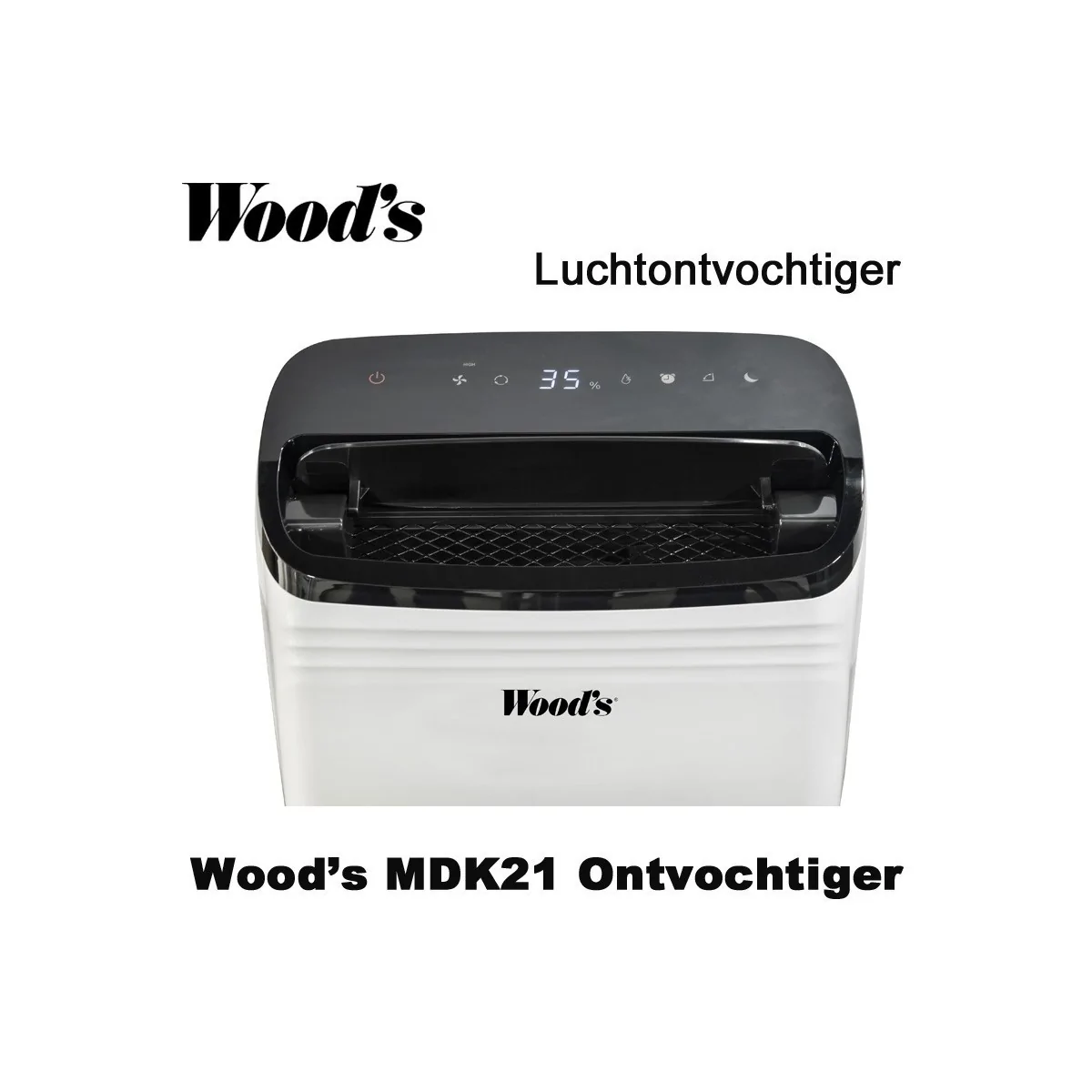 Woods MDK21 Luchtontvochtiger | Luchtontvochtigeronline