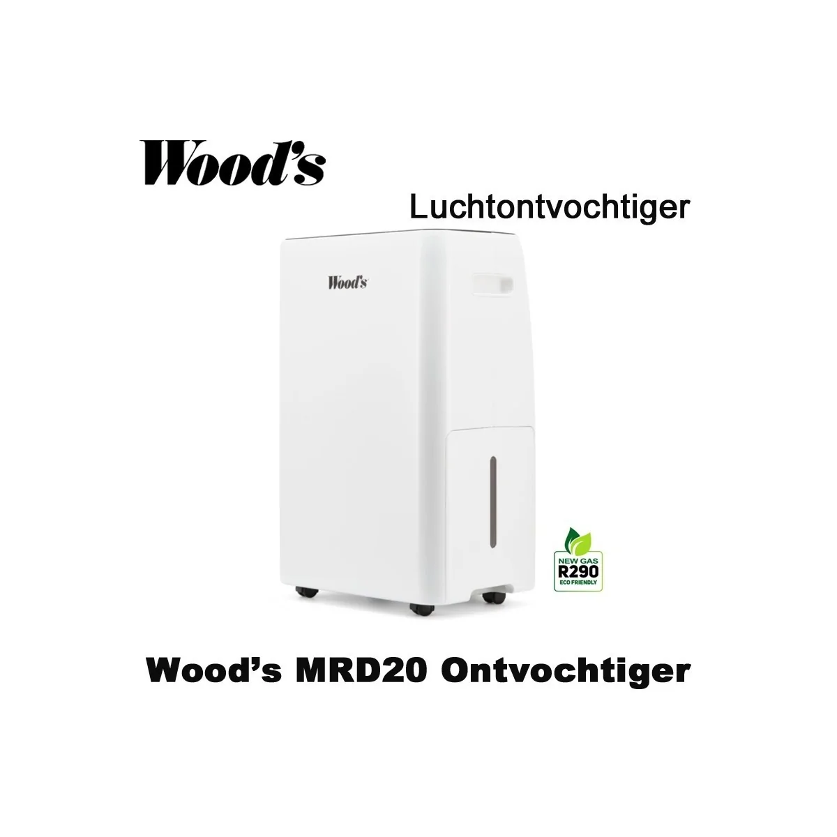 Woods MRD20 Luchtontvochtiger, tot 76 m² | Luchtontvochtigeronline