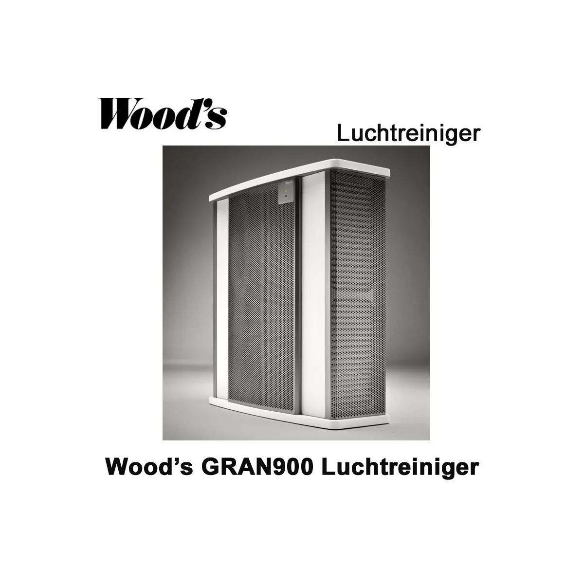 Woods Gran 900 luchtreiniger voor grote ruimte tot 160 m² | Luchtontvochtigeronline