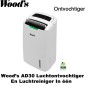 Woods AD30 ontvochtiger en luchtreiniger in een tot 120m² Woods AD30 ontvochtiger en luchtreiniger in een tot 120m²