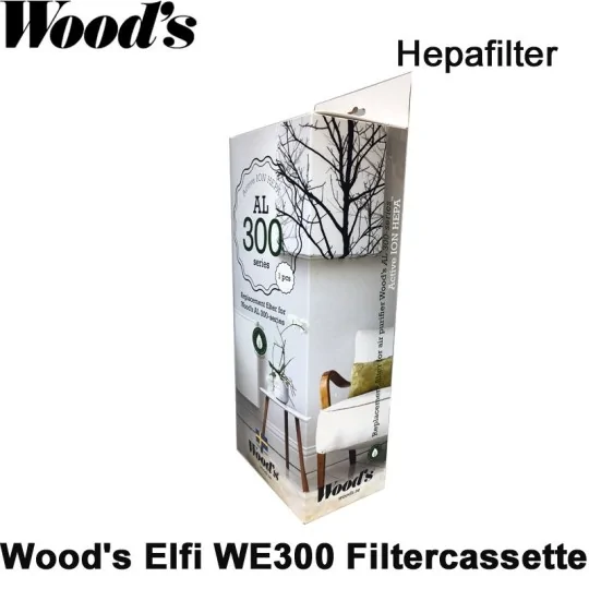 Woods Elfi WE300/310 en AL310 filtercassette | Luchtontvochtigeronline