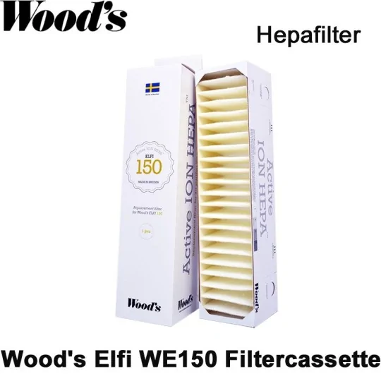 Woods Elfi WE150 en WE155 filtercassette | Luchtontvochtigeronline