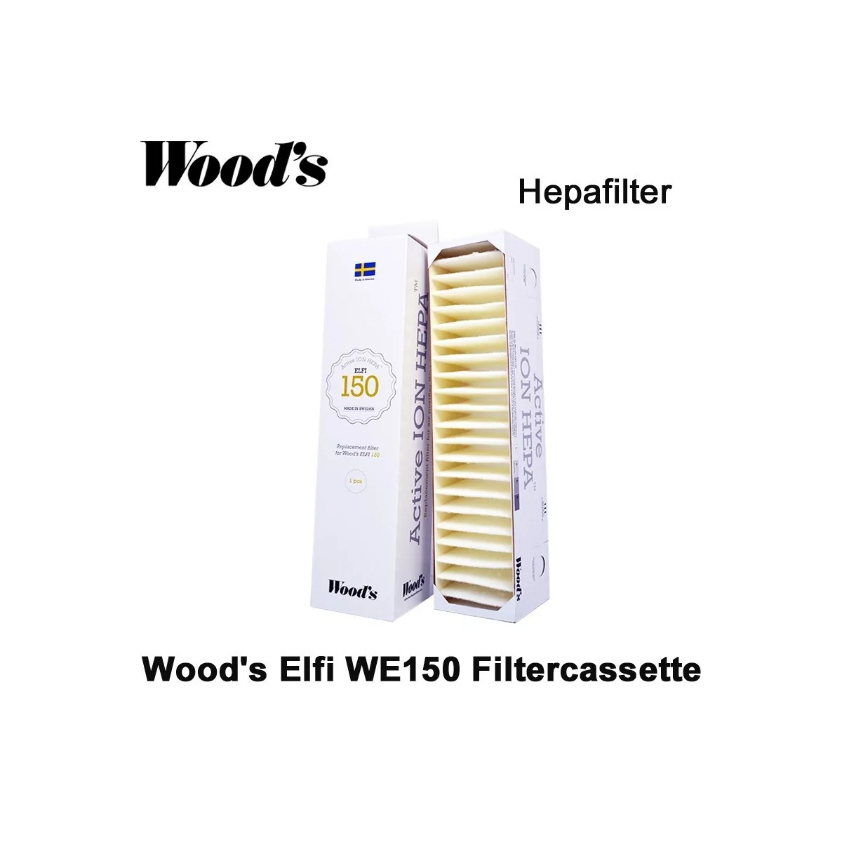 Woods Elfi WE150 en WE155 filtercassette | Luchtontvochtigeronline