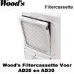 Woods AD20 / AD30 filtercassette | Luchtontvochtigeronline