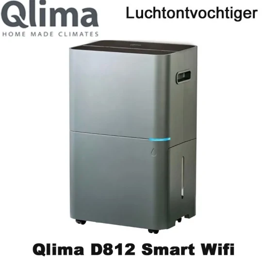 Qlima D812 luchtontvochtiger tot 30 m² | Luchtontvochtigeronline