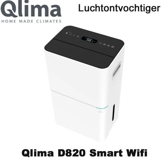 Qlima D820 Luchtontvochtiger tot 52m² | Luchtontvochtigeronline