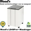 Woods LD48Pro+ Wasdroger & Luchtontvochtiger tot 195 m² | Luchtontvochtigeronline