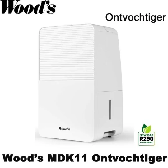 Woods MDK11 portable luchtontvochtiger | Luchtontvochtigeronline