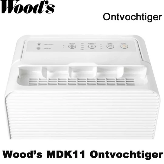 Woods MDK11 portable luchtontvochtiger | Luchtontvochtigeronline