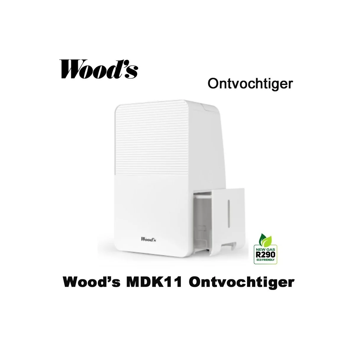 Woods MDK11 portable luchtontvochtiger | Luchtontvochtigeronline