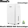 Woods MRD25 Wifi Luchtontvochtiger | Luchtontvochtigeronline