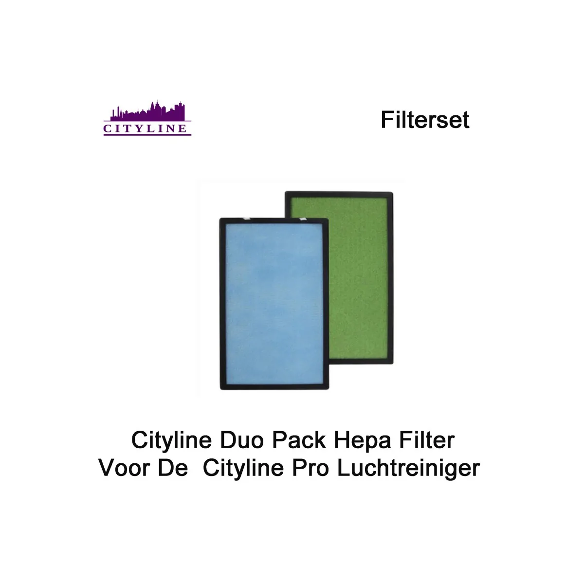Cityline Duo Pack Hepa Filter Voor De Cityline Pro Luchtreiniger | Luchtontvochtigeronline