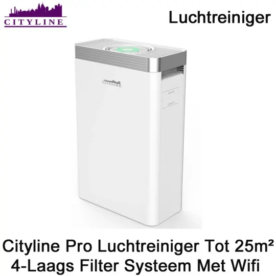 Cityline Pro luchtreiniger met wifi | Luchtontvochtigeronline