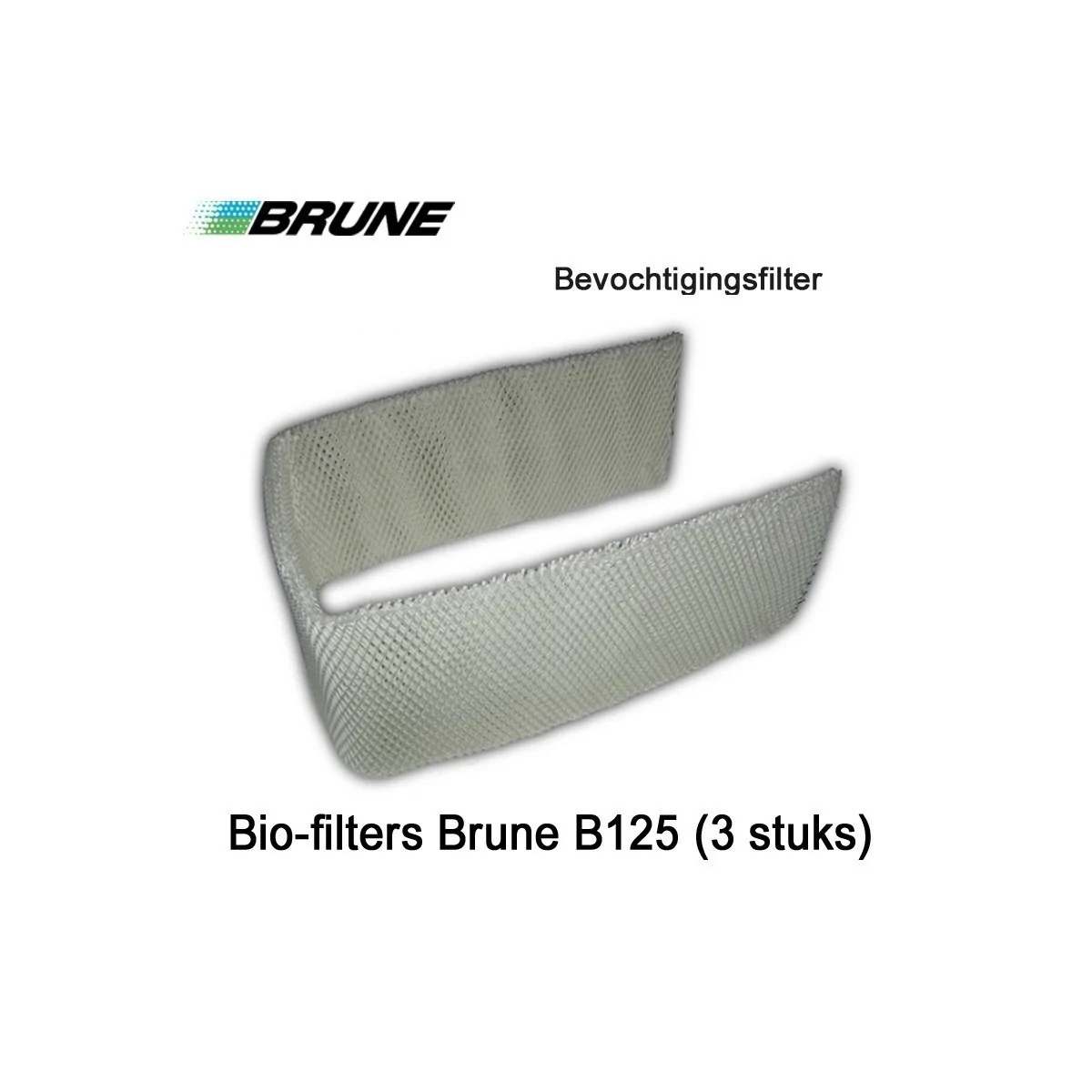 Brune Biofilters voor B125 set van 3
